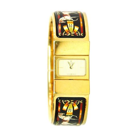 hermes enamel watch|Hermes watches authentic.